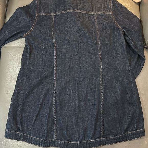 Liverpool Los Angeles High-Lo Shirt Jean Jacket, EUC. No flaws. - Picture 6 of 10